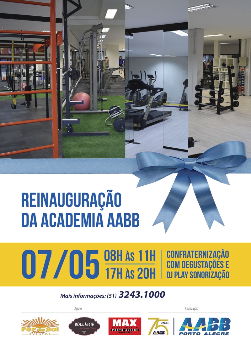 AABB lança nova academia - AABB Porto Alegre