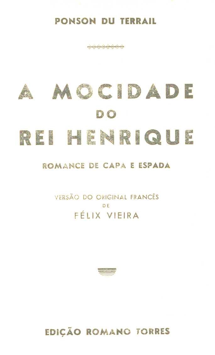 A mocidade do Rei Henrique