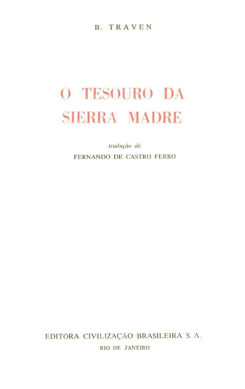 O tesouro da Sierra Madre