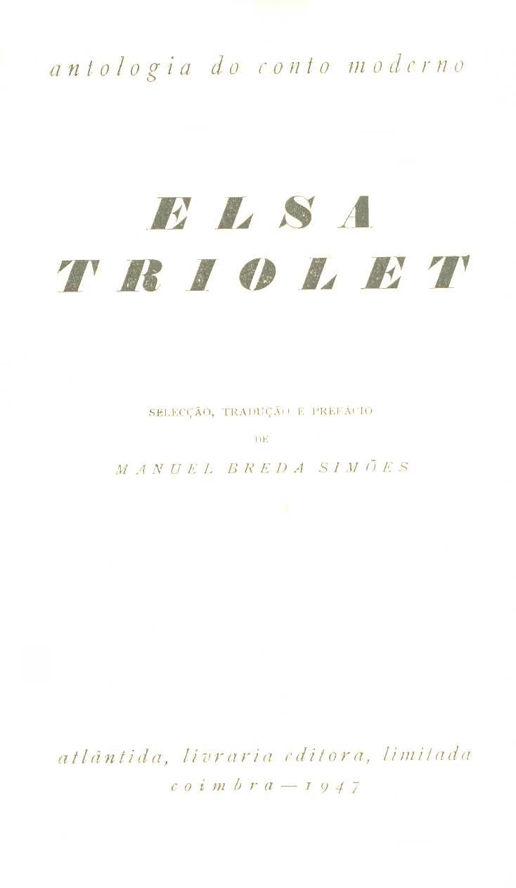 Elsa Triolet