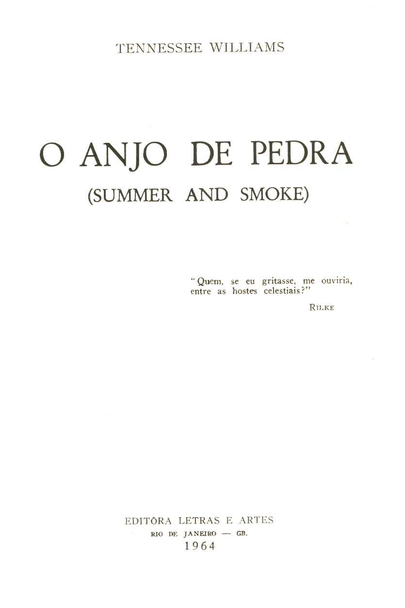 O anjo de pedra