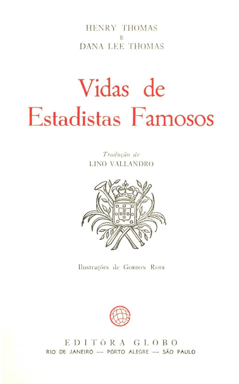 Vidas de estadistas famosos