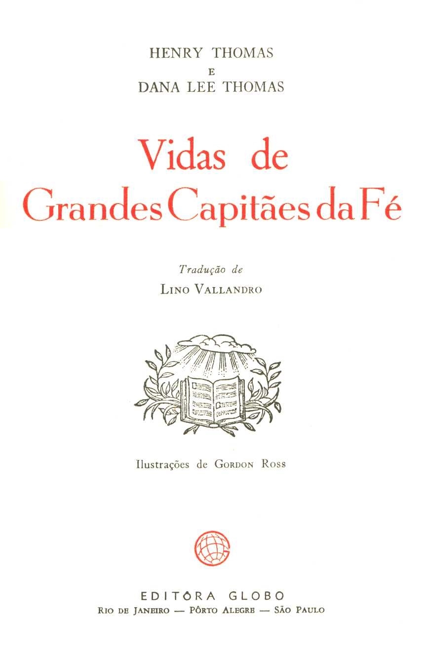 Vidas de grandes capitães da fé