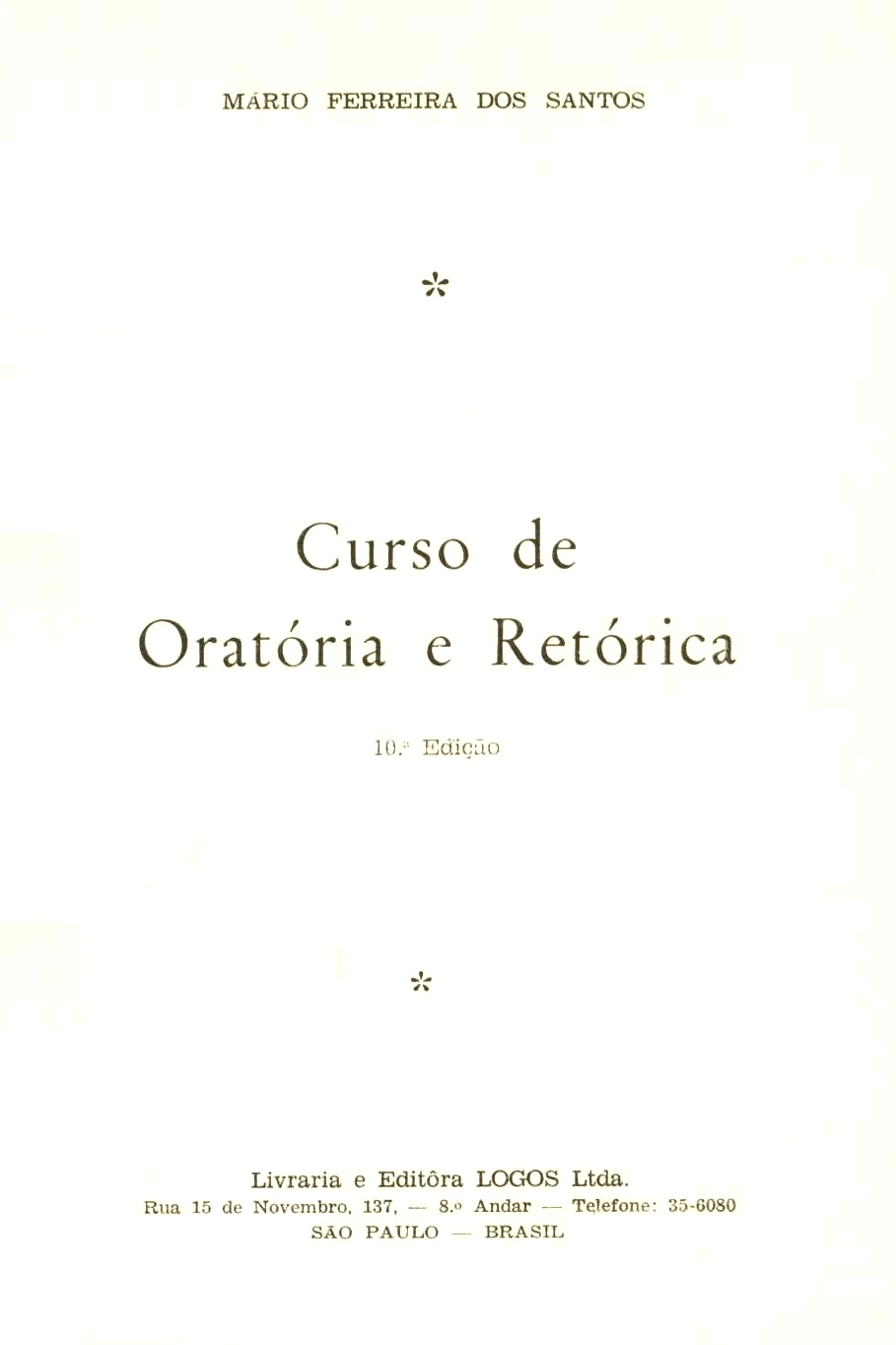 Curso de oratória e retórica