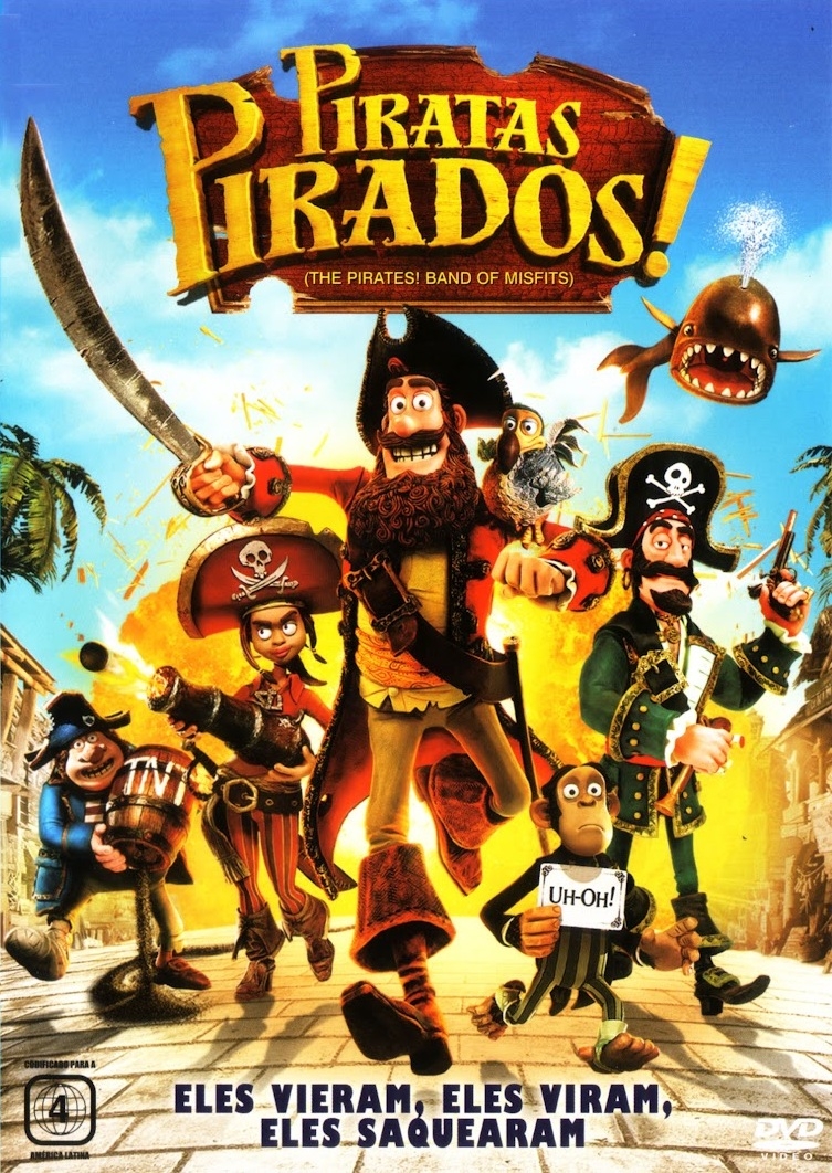 The Pirates (2010) em 2023  The pirates, Filmes desenhos animados, Capas  de filmes