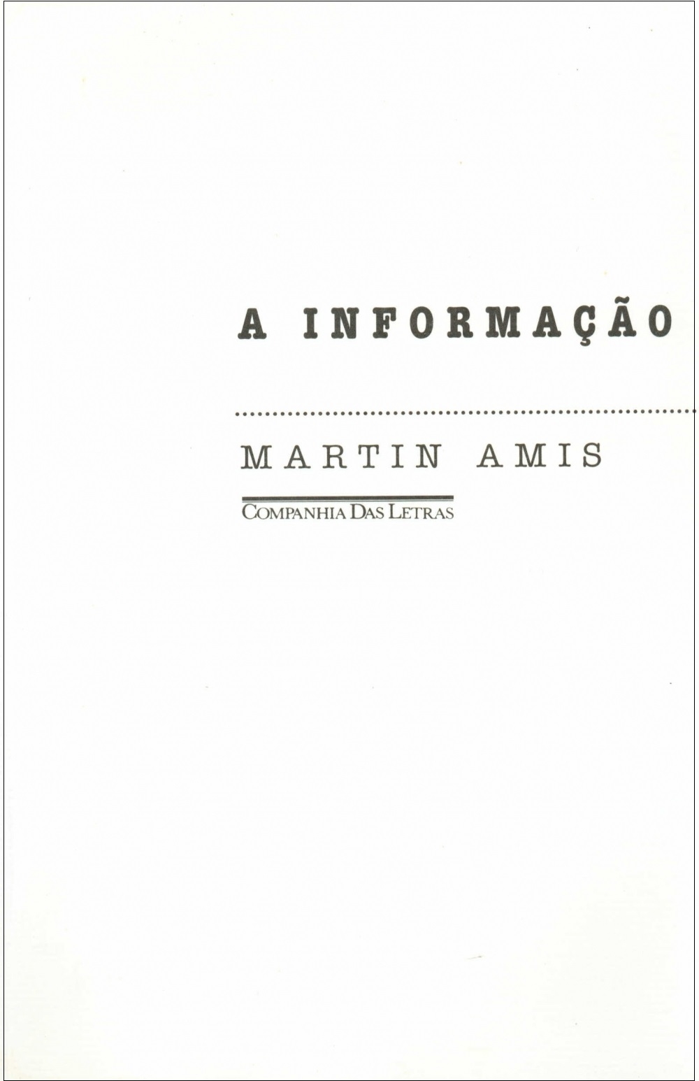 A informação