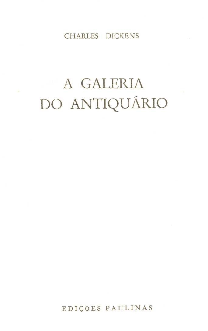 A galeria do antiquário