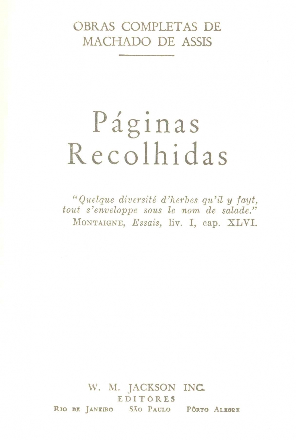 Páginas recolhidas