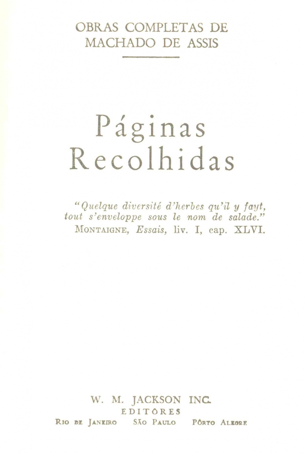 Páginas recolhidas