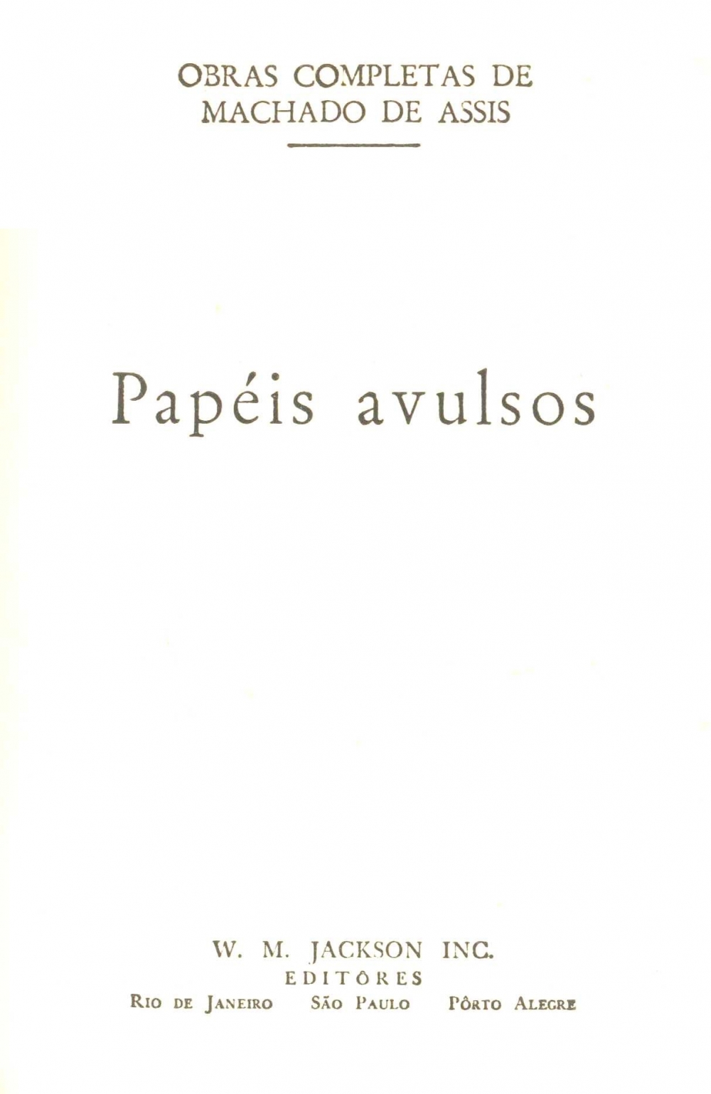 Papéis avulsos