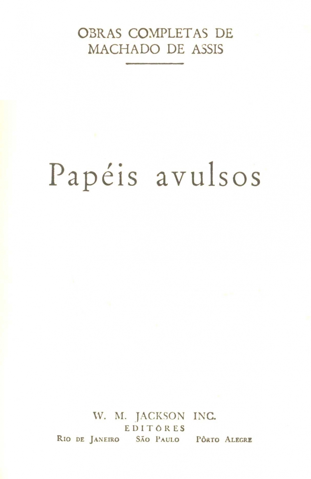 Papéis avulsos