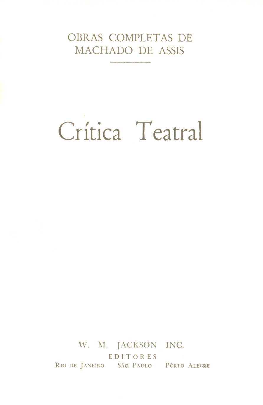 Crítica teatral