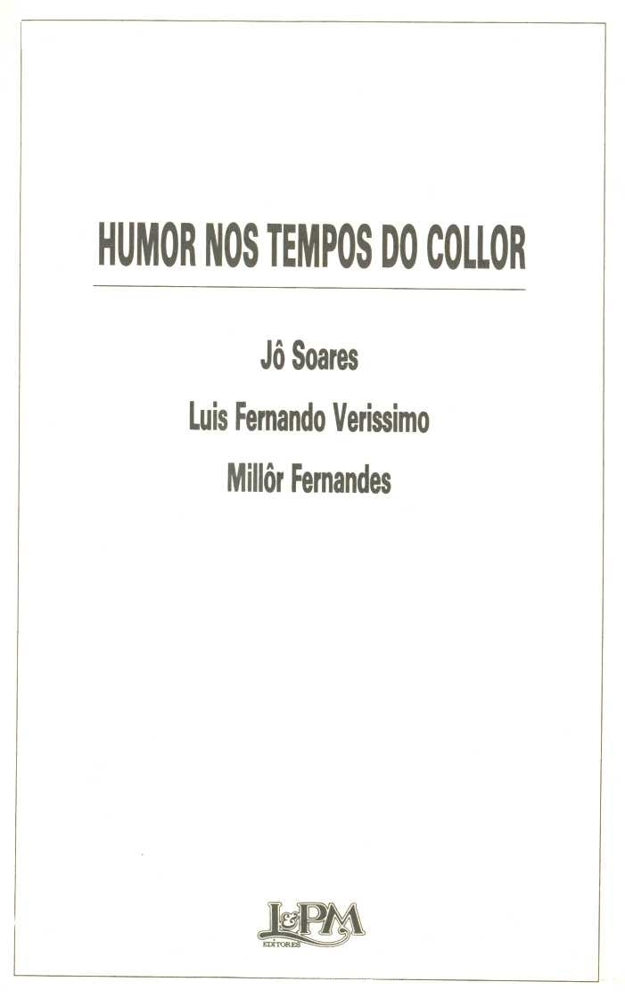 Humor nos tempos do Collor