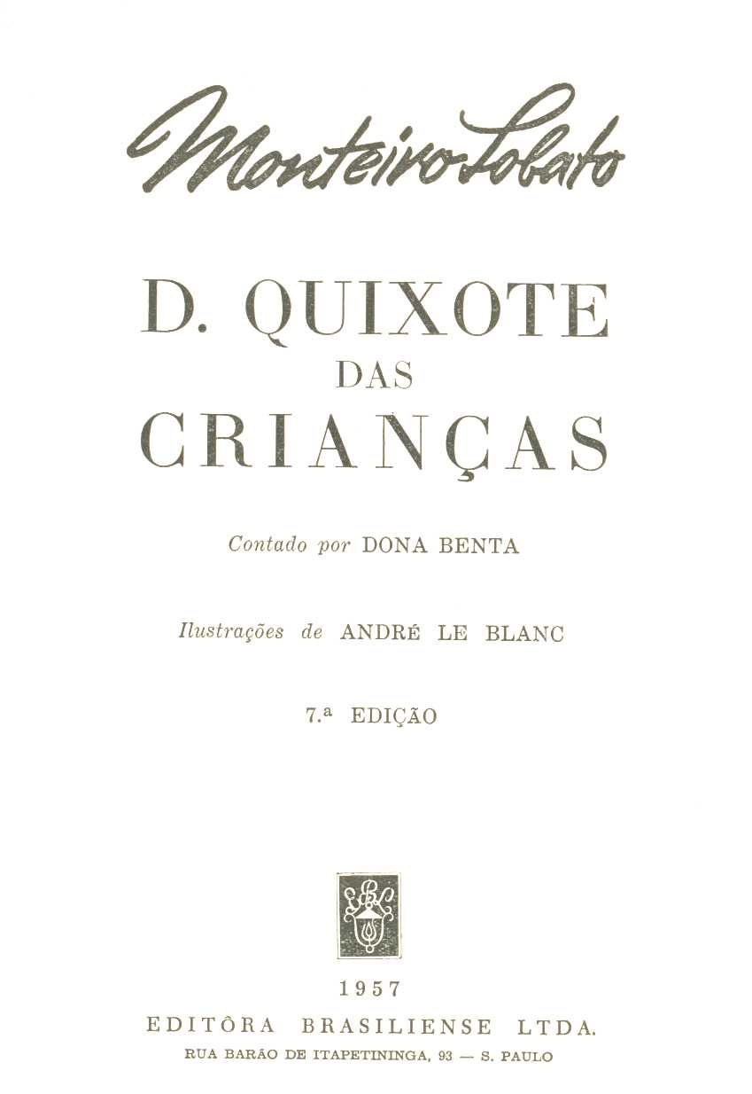 D. Quixote das crianças