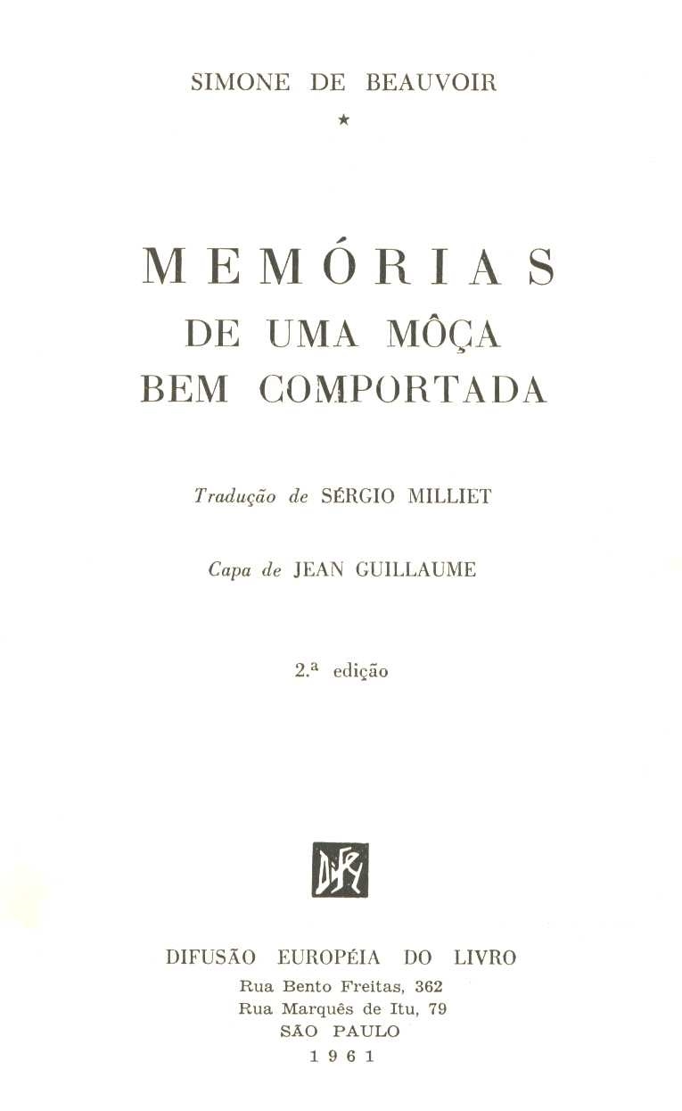 Memórias de uma môça bem comportada