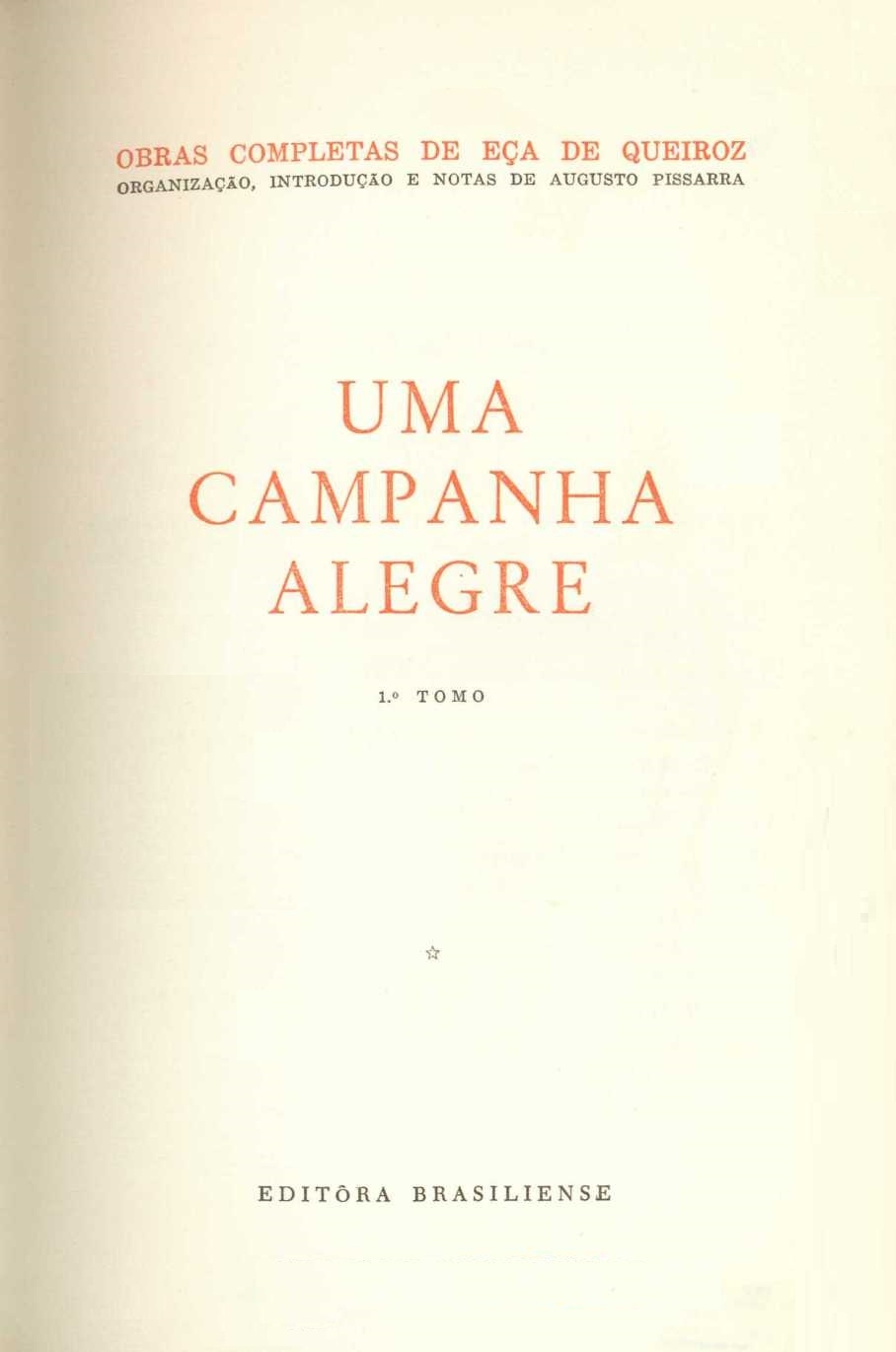 Uma campanha alegre