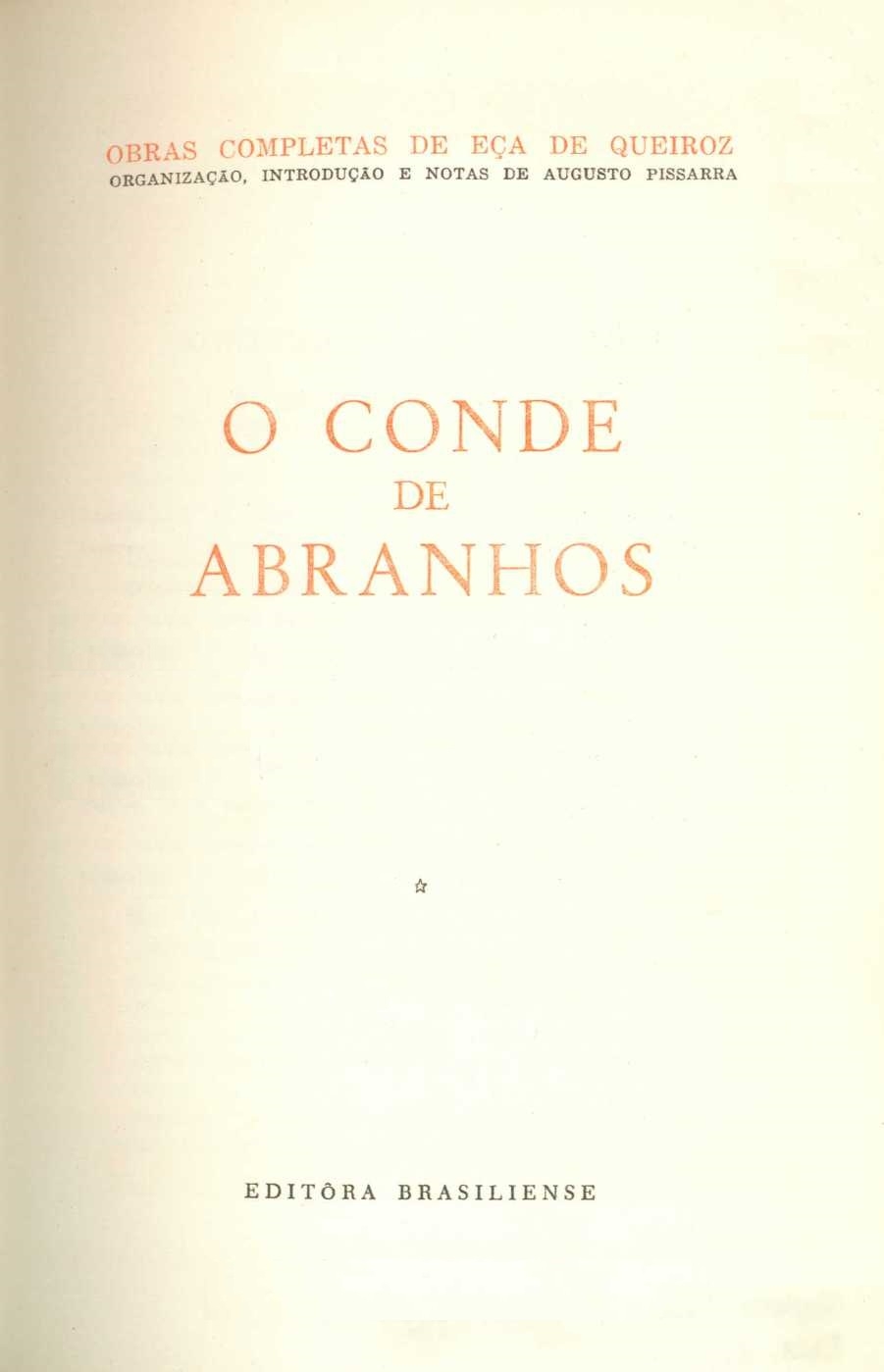 O Conde de Abranhos