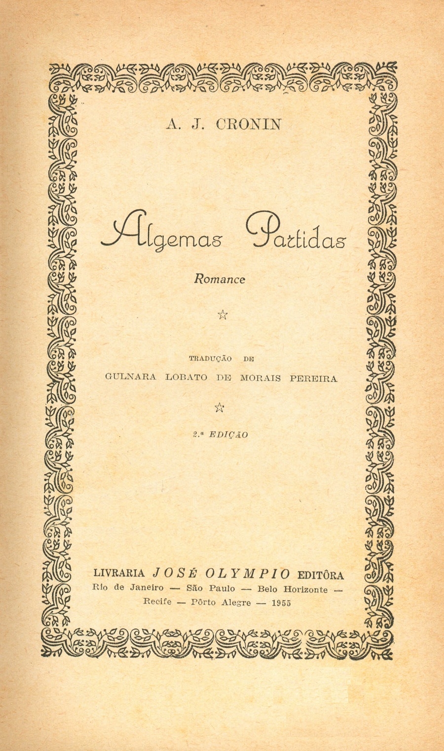 Algemas partidas