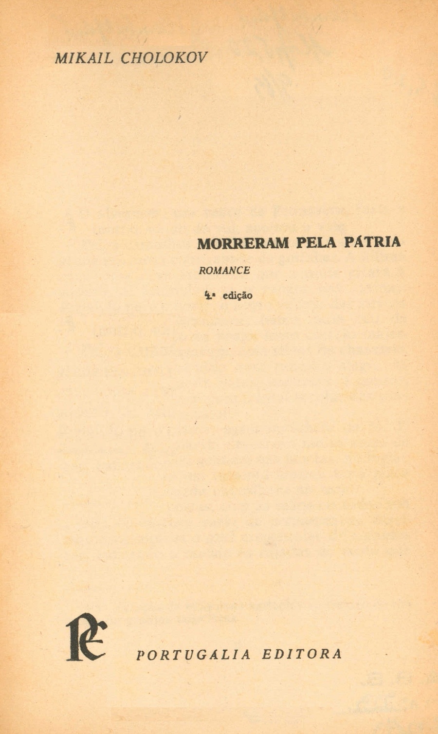 Morreram pela pátria
