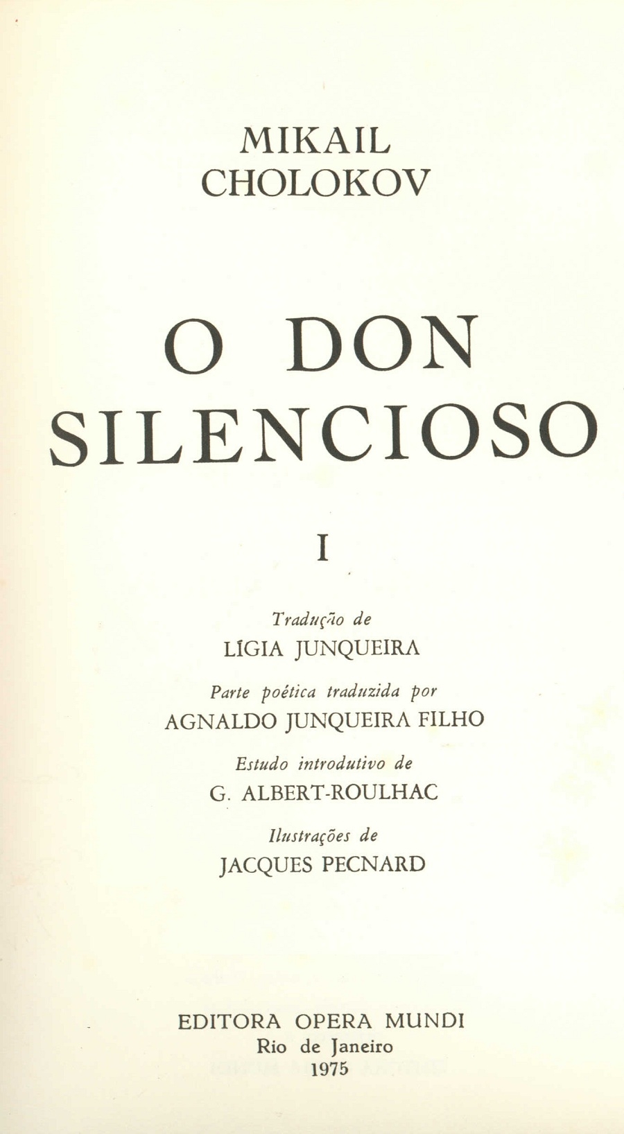 O Don Silencioso I