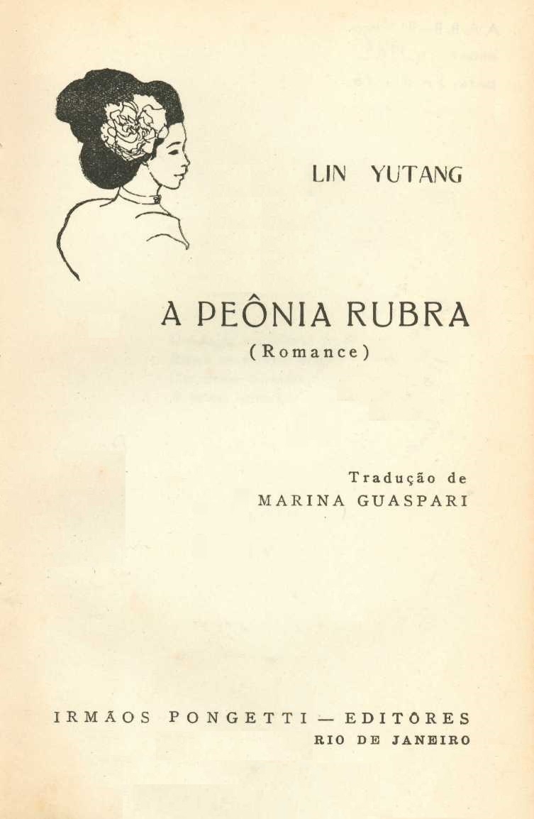 A Peônia rubra