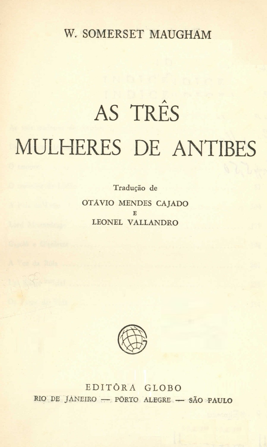 As três mulheres de Antibes