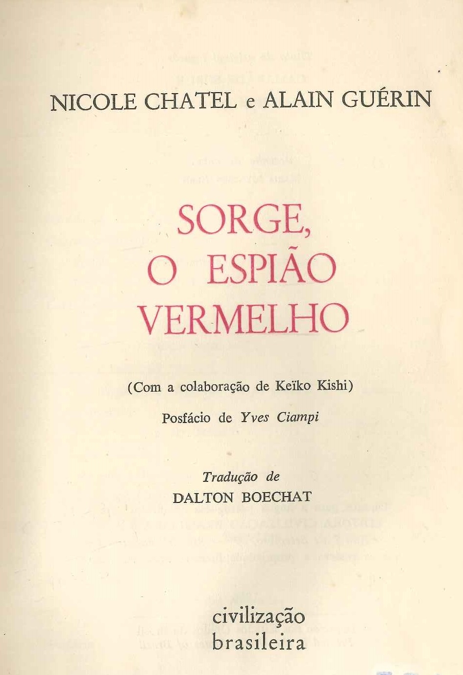 Sorge, o espião vermelho