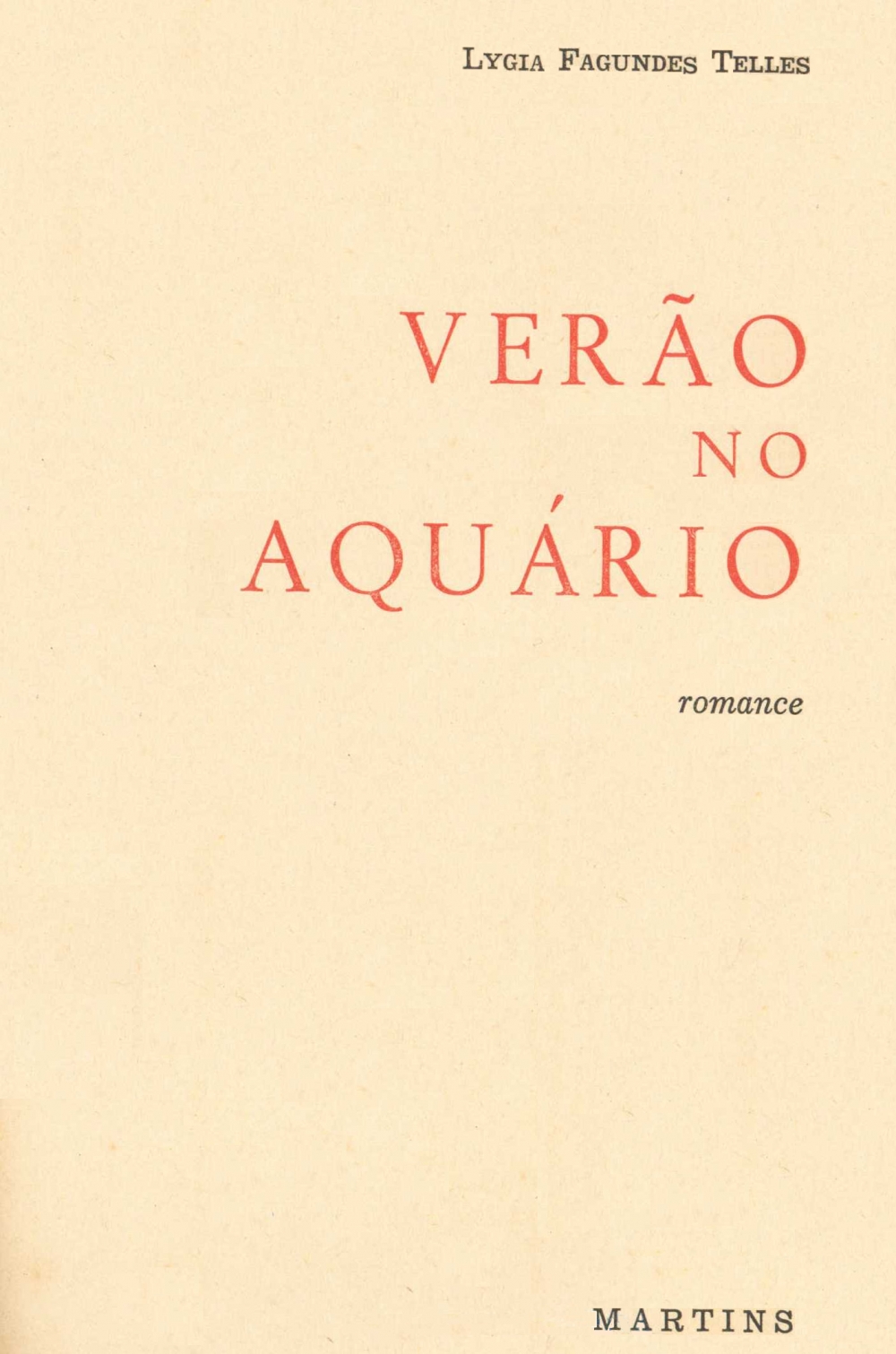 Verão no aquário