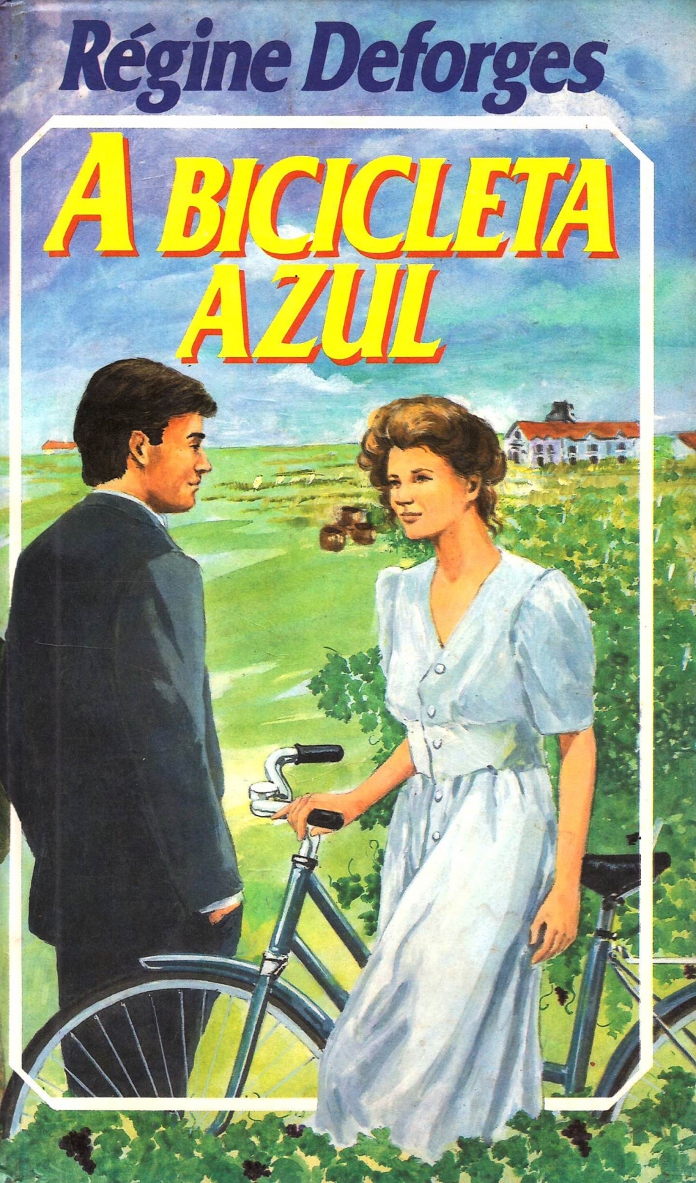 A bicicleta azul