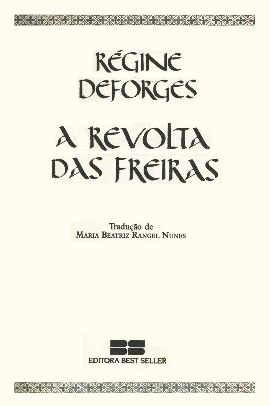 A revolta das freiras