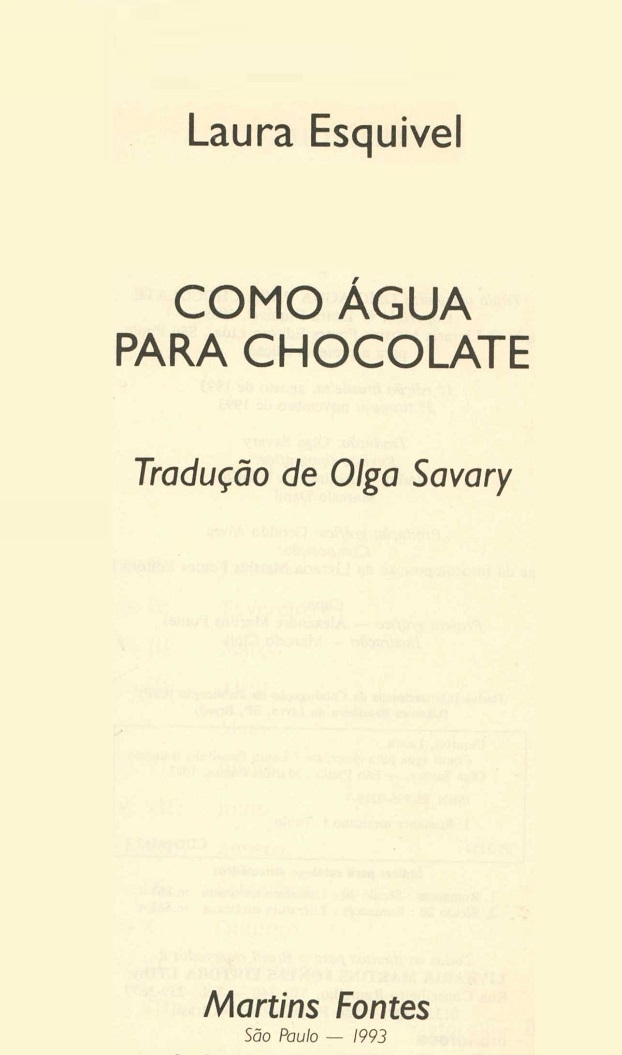 Como água para chocolate