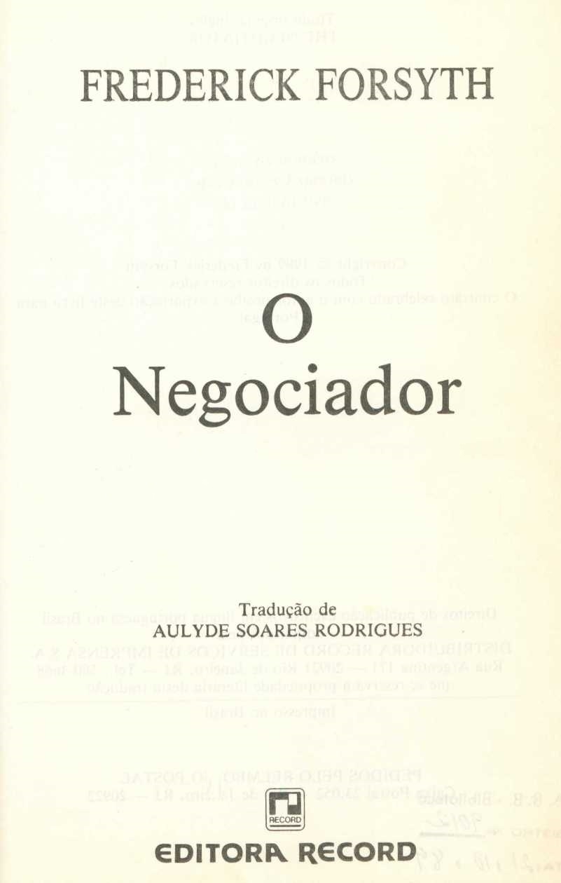 O negociador
