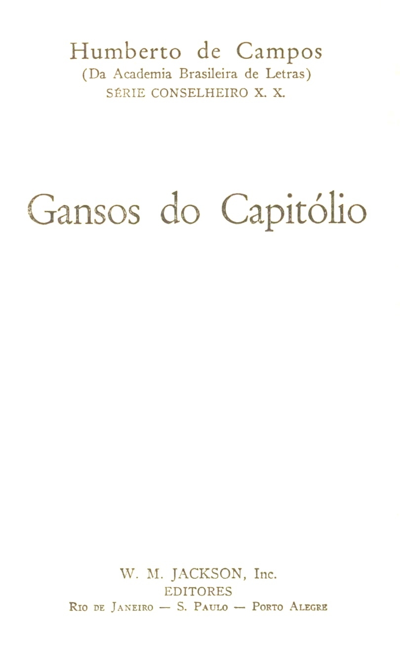 Gansos do capitólio