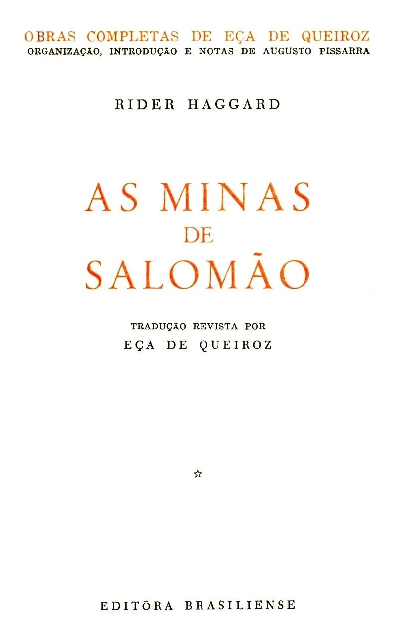 As minas de Salomão