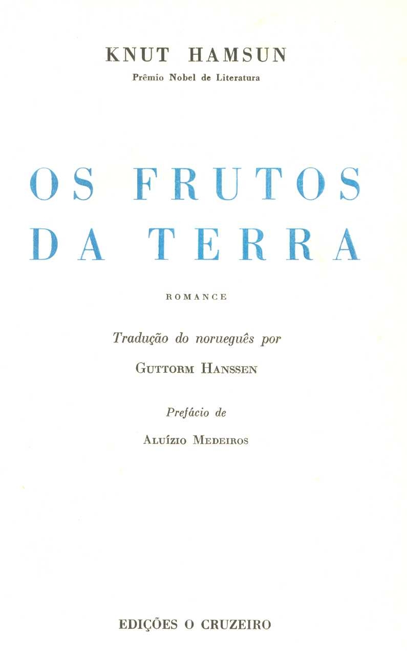 Os frutos da terra