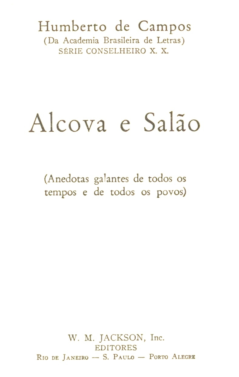 Alcova e salão