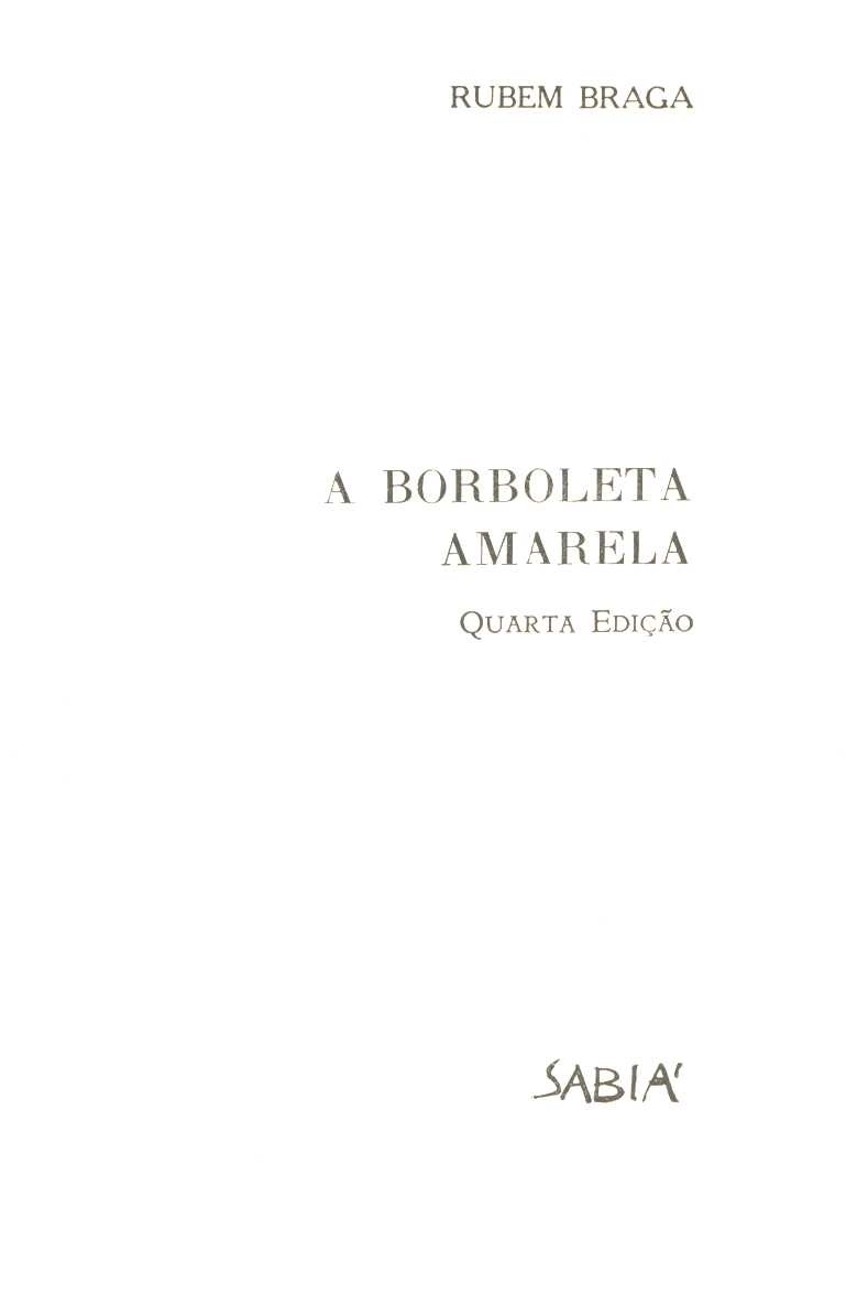 Borboleta amarela