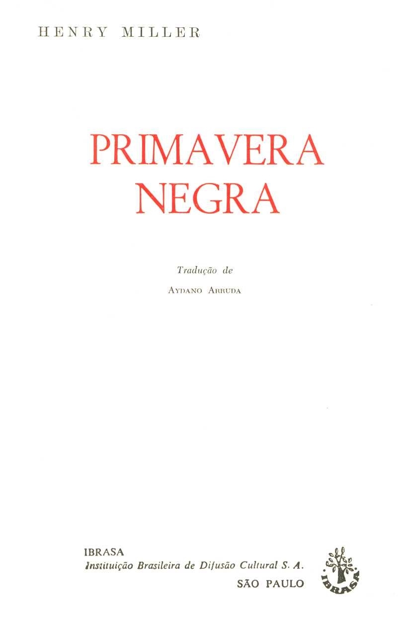 Primavera negra