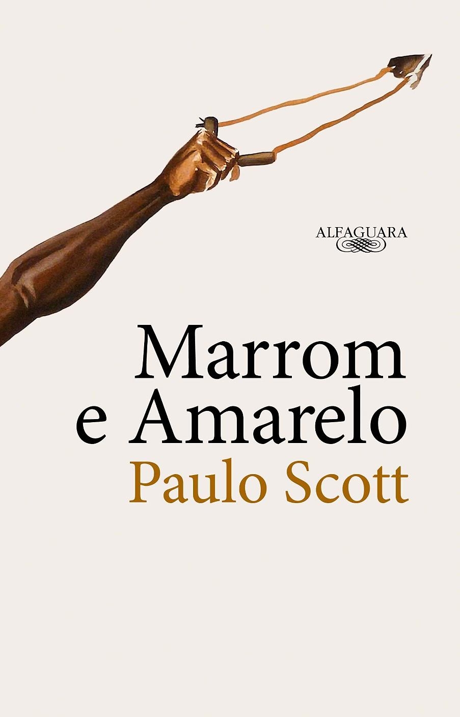 Marrom e amarelo