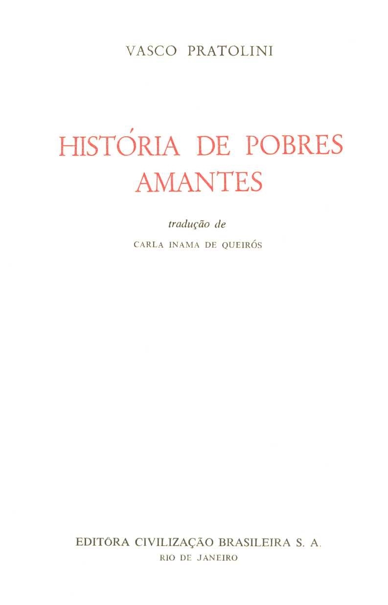 Histórias de pobres amantes