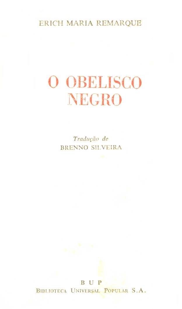 O obelisco negro