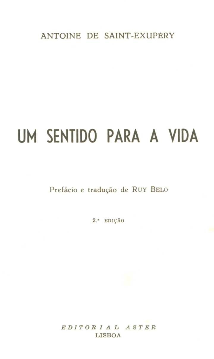 Um sentido para a vida