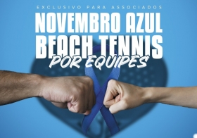 Beach Tennis por Equipes: edição novembro azul