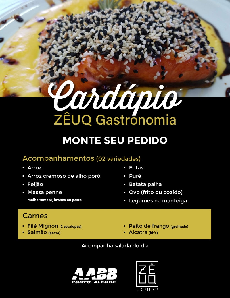 Cardápio ZÊUQ Gastronomia