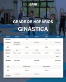 Grade de Horários da Ginástica