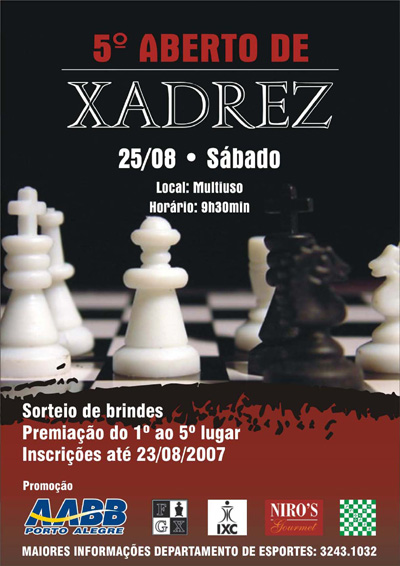 O Xadrez na vitrine da AABB - AABB Porto Alegre