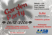 Garanta seu ingresso para o Garden Party