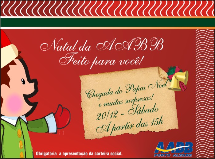 Natal da AABB, Feito pra você!