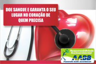 AABB incentiva a doação de sangue