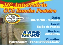 GCG comemora 16 anos de tradicionalismo